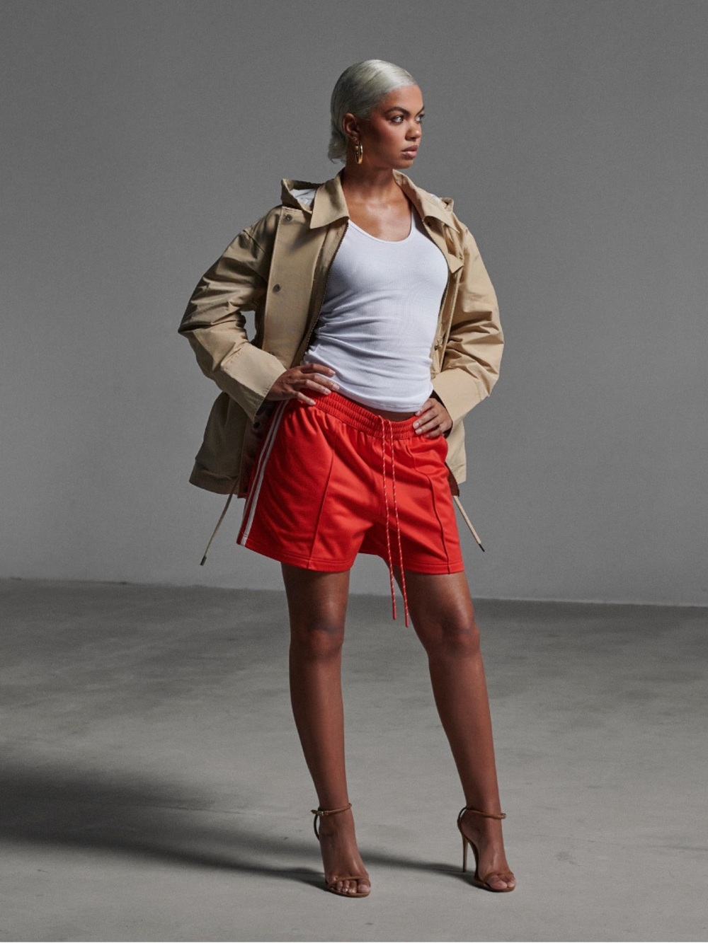 KBB By Khalana Track Shorts
